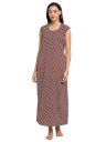 Secret Wish Womens Red Printed Cotton Nighty (Free Size)...