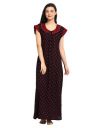 Secret Wish Womens Smoking Printed Cotton Nighty...