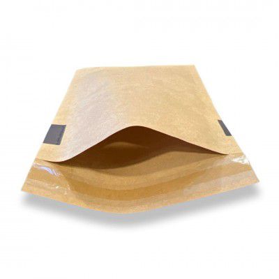 SECUREMENT Plain Paper Courier Bags (80 GSM) With Permanent Self Adhesive Seal Tape (PB1-6.5x8, 1000)