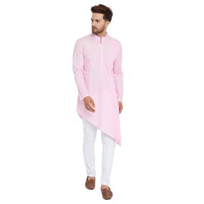 See Designs Men's Cotton Kurta (SDMDWKT334XS_Pink_XS)