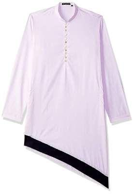 See Designs Men's cotton Kurta (SDMDWKT403XS_ Pink_ XS)