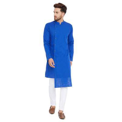 See Designs Men's Kurta (SDMDWKT340XL_Blue_XL)
