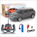 SEEDO Rechargeable Metallic Remote Control Little Roaster SUV Model High Speed Racing Sports Car with LED Headlights, 1: 24 Scale Fast RC Vehicle Toy for Kids 8+ Years (Grey)...