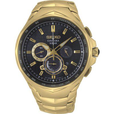 Seiko Analog Black Dial Mens Watch-SSC754P1