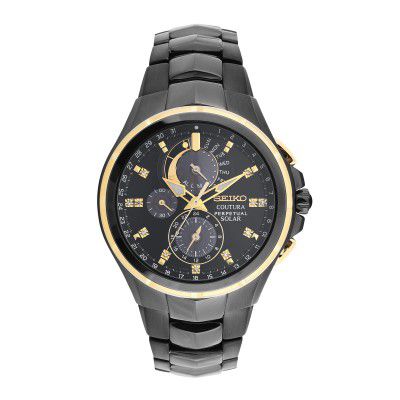 Seiko Analog Black Dial Mens Watch-SSC573P1
