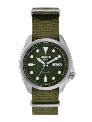 Seiko Analog Green Dial Mens Watch-SRPE65K1