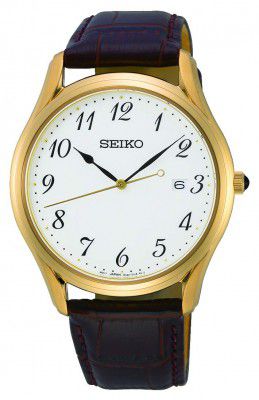 Seiko Analog White Dial Mens Watch-SUR306P1