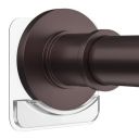 Self Adhesive Shower Curtain Rod U Shape Closet Rod Bracket Drapery Hook Holders for Bathroom, Living Room for Bathroom Wardrobe (Rod Not Included) (Transparent, 10)...