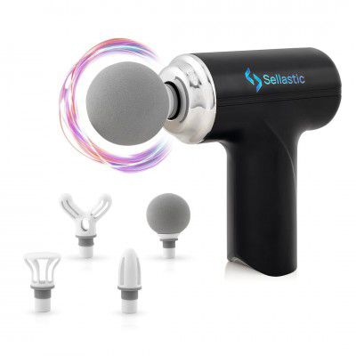 SELLASTIC Forge Gun Massager for Body Pain - Multicolor