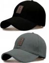SELLORIA Brand Soft Cotton Adjustable Unisex Cap for Men and Women Freesize Baseball Caps (Pack of 2)...