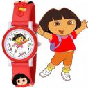 SELLORIA White Dial Dora Love Red Watch Series Analogue Girl's Kids Watch...