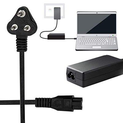 Sellrito 1.5M Black 3 Pin Laptop Power Cable Universal Replacement for Laptop Charger Adapter Power Cord