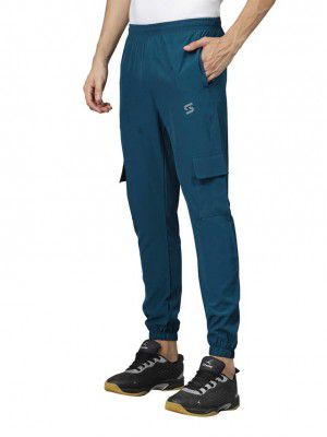 Selvia Men's Crepe Full Elastic Sport Wear Track Pant