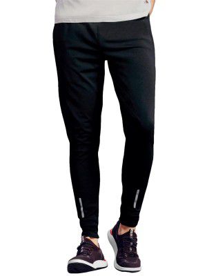Selvia Men's Solid Lycra Full Elastic Jogger Track Pant