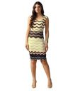 Selvia Western Ribbed Lycra Printed One Piece Bodycon...