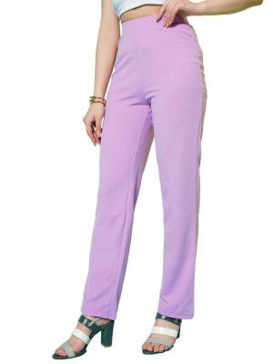 Selvia Women's Knitted Lycra Straight Trouser