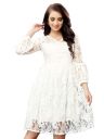 Selvia Women's Net Fit and Flare Knee-Length Casual Dress...