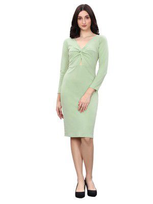 Selvia Womens Polyester Bodycon Mini Dress
