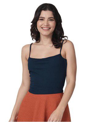 Selvia Womens Solid Regular Fit Shirt (249TK5082N-Blue (249TK5082N- Blue XL)