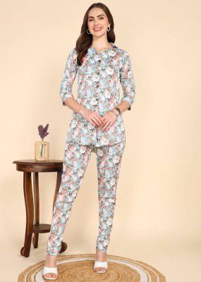 SELVIFAB Women Pure Cotton Kurta Pant Set