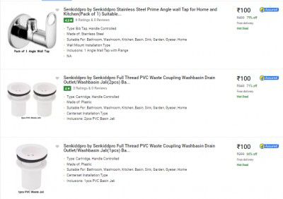 Senkiddpro Faucets starts ₹100 | Upto 80% Off