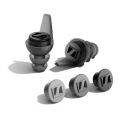 Sennheiser SoundProtex Plus Earplugs - Reusable Hearing Protection with 4 Interchangeable Filters - High Fidelity Sound at a Safe Volume Level - Black,Grey...