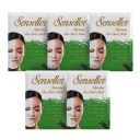 Senseller Hydrating Face Sheet Mask Enriched with Gmoist Sea Gel, Vitamin E, Sea Weed Extract (Pack of 5)...