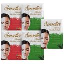 Senseller Hydration(3) and Radiance(2) Face Sheet Mask - (Pack of 5)...