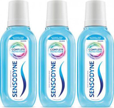 SENSODYNE Complete Protection+ Mouthwash, Alcohol Free - COOL MINT (750 ml)