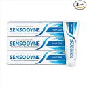 Sensodyne Multi-Pack Fresh Gel Sensitivity Relief Toothpaste | 450 g Combo Pack (150 gx3)...