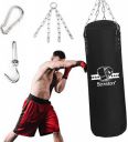 Senston Heavy Unbreakable Punching Bag for Man Women Kids Unfilled Boxing, MMA, Muay Thai Kickboxing Home Gym Training Bag with Hanger Hook Chain...