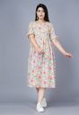 SenStyle  Women Fit and Flare Multicolor Midi/Calf Length Dress...