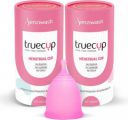 senziwash Medium Reusable Menstrual Cup  (Pack of 2)...
