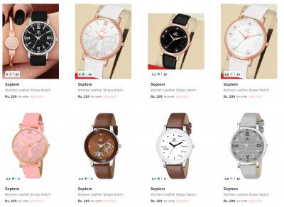 Septem Womens Analog Watches Upto 85% Off