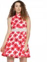 SERA Women's net A-Line Mini Dress...