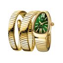 Serpentine Snake Watch For Woman with Spiral Bracelet...