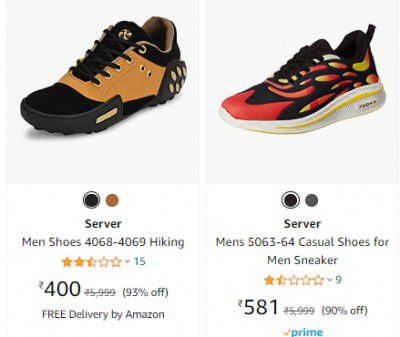 Server Mens Shoes Upto 93% Off