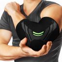 serveuttam Nylon Elbow Support For Gym(1 Pc)-Elbow Brace ,Cricket-Elbow Pain(Robotic Green,Small)...