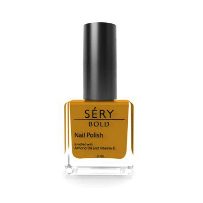 SERY BOLD Nail Polish| Quick Dry, Long lasting, High-Shine, Chip Resistant, 7 Toxin FREE, Vegan, enriched with Almond Oil, Vitamin E – Pink Lace MNP-01
