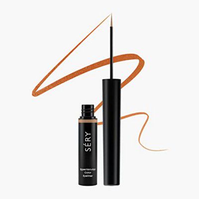 SERY Spectacular Color Eyeliner Matte Finish - Gold Color, Waterproof, Longlasting, Smudgeproof, Enriched with ARGAN oil, SEL-01