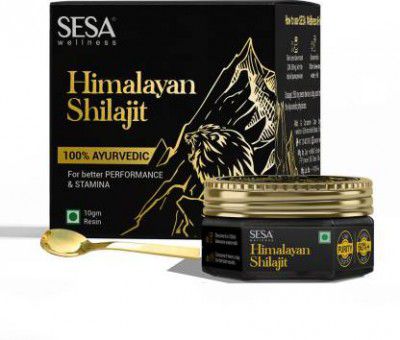 sesa Ayurvedic Pure Himalayan Shilajit Resin Boost Stamina, Immunity, Power & Energy