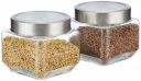 Set of 2 Glass Jars - 910 ml - BPA-free, Airtight, Transparent...