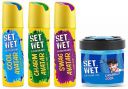 Set Wet Deodorant Spray Perfume, 150ml (Cool, Charm and Swag Avatar Pack of 3) and Cool Hold Strength Hair Gel, 250ml for Men...