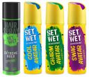 Set Wet Deodorant Spray Perfume for Men,150ML (Cool, Charm and Swag Avatar Pack of 3)...