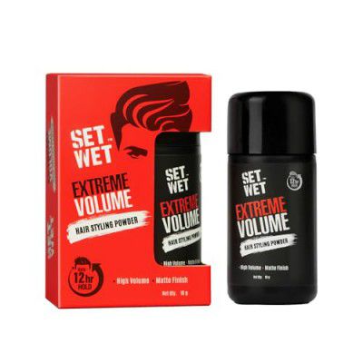 Set Wet Extreme Volume Hairstyling Powder - 10g |12 Hour Strong Hold & Matte Finish | Hair Volumizing Powder Wax
