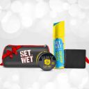 SET WET Mens Styling Gift Set-Clay Hair Wax, Cool Avatar Deodorant + Men's Wallet Deodorant Spray - For Men (210 ml, Pack of 4)...