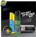 SET WET Mens Styling Kit-Deodorant(150ml),Clay Hair Wax(60g),Hair Spray(200ml) & Pouch Hair Wax (4)...