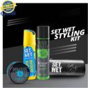 SET WET Mens Styling Kit-Deodorant(150ml),Pomade(60g),Hair Spray for Men(200ml) & Pouch Hair Wax (4)...