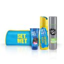 Set Wet Styling Kit- Cool Hold Gel For Men 100ml, Extreme Hold Hair Spray For Men 200ml & Cool Avatar Deodorant Perfume For Men 150ml...