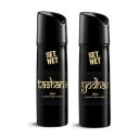 Set Wet Tashan & Yodha Indian Luxury Body Spray I 150ml Pack of 2...